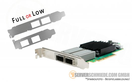 Mellanox ConnectX-5 CX556M 2x 100GbE QSFP28 Network MCX556M-ECAT-S25 2x 00FL612 PCIe x8 Controller (vmware 8 Server 2019)