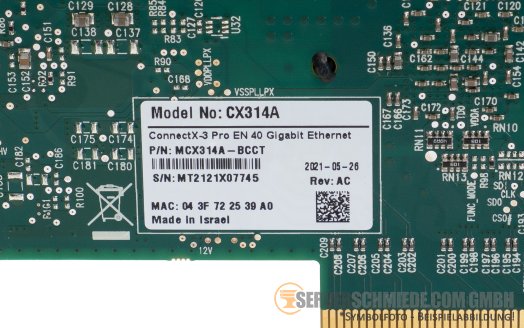 Mellanox nvidia CX314A Pro ConnectX-3 2x 40GbE / 10GbE QSFP+ PCIe x8 Controller Network Ethernet MCX314A-BCCT RDMA RoCE  Ethernet +NEW+