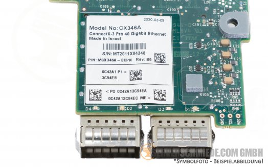 Mellanox Nvidia MCX346A-BCPN 2x 40GbE QSFP+ OCP mezzanine Ethernet Network Controller