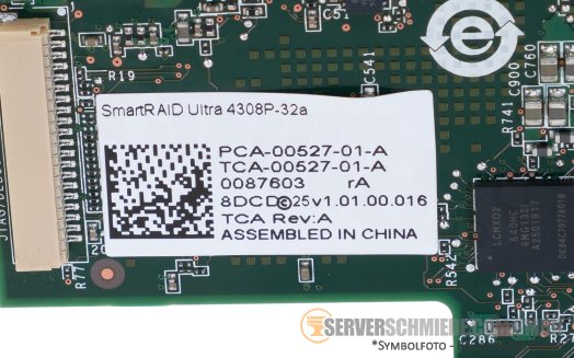 Microchip SmartRAID Ultra 4308P-32A NVMe Storage Controller 32x NVMe RAID 0, 1, 5, 10, 50, 6, 60 4308UP32AXS