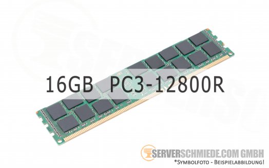 Micron 16GB 2Rx4 PC3-12800R registered ECC HP 672612-081 MT36JSF2G72PZ-1G6D1 240