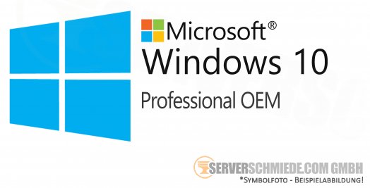 Microsoft Windows 10 Professional 64bit OEM +NEW+ Vollwertige, kommerziell nutzbare Betriebssystemlizenz ohne Einschränkungen
