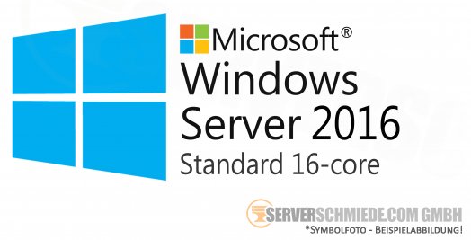 Microsoft Windows Server 2016 Standard 16-core Betriebssystem Lizenz OEM ROK