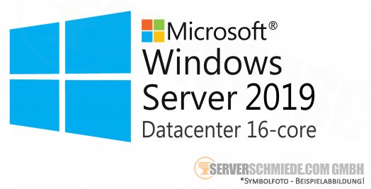 Microsoft Windows Server 2019 Datacenter 16-core - kommerziell nutzbare Betriebssystem Lizenz