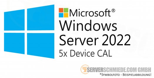Microsoft Windows Server 2022 5x Device CAL - 5x Device Access Lizenz