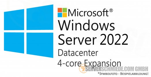 Microsoft Windows Server 2022 Datacenter 4-core Expansion Erweiterung - kommerziell nutzbare Betriebssystem Lizenz