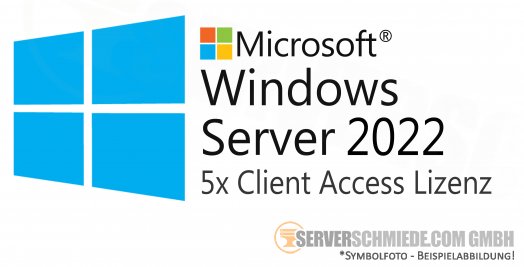 Microsoft Windows Server 2022 User CAL - 5x Client Access Lizenz