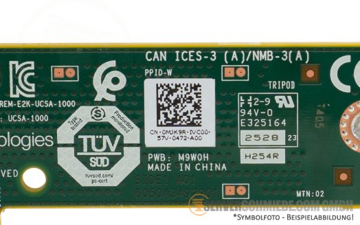 Modul card 2x M.2 2280 SATA SSD RAID Storage Controller R450 R650xs 0MJK9R 0WX5KW