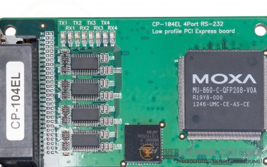 Moxa CP-104EL-A UPC Serial seriell RS-232 RS-422 RS-485.4-Port Controller 16C550C