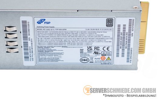 MSI 1600W Netzteil PSU 80 PLUS Platinum S2206 S93-0913160-S14 +NEW+