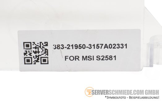 MSI Airflow Air baffle shroud duct Standard S2206 RM21951-213 / K71483-001