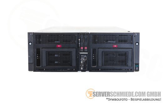NAS Storage Server with TrueNAS Community Edition and ZFS - HP Apollo 4510 Gen10 G10 19" 4U 60x 3,5" LFF SAS 2x 2,5" SFF 2x Intel 3647 DDR4 ECC Raid 4x PSU