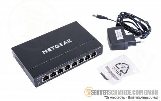 Netgear 8x 1GbE RJ-45 copper RJ-45 Gigabit Ethernet Network Switch Desktop GS308