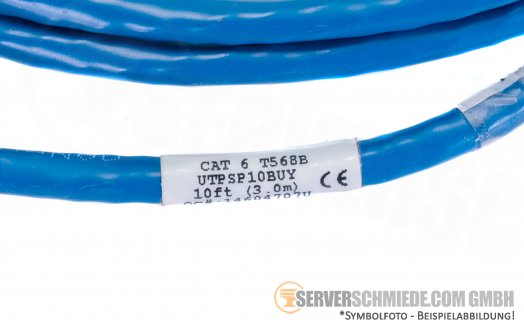 Netzwerkkabel 3m Cat.6 RJ45 LAN Kabel T568B 14604707U