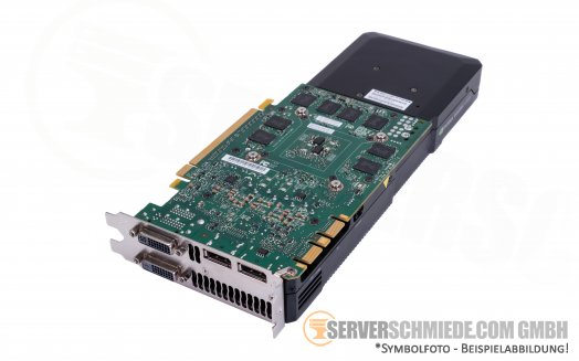 NVIDIA HP Quadro K5000 4GB GDDR5 Dual HDMI Grafikkarte PCIe x16 2x DP 2x DVI 699126-002 701980-001