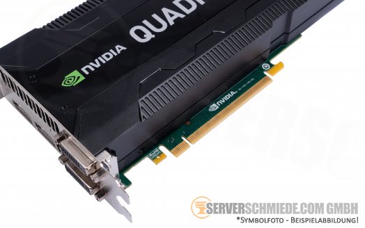 NVIDIA HP Quadro K5000 4GB GDDR5 Dual HDMI Grafikkarte PCIe x16 2x DP 2x DVI 699126-002 701980-001