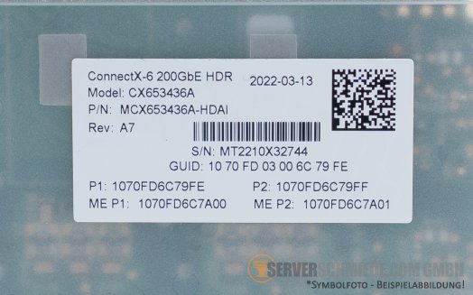nvidia Mellanox CX653436A 2x 200Gb QSFP56 LAN Network Controller OCP 3.0 ConnectX-6 MCX653436A-HDAI +NEW+