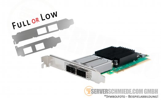 nvidia Mellanox MCX516A-CCAT 2x 100Gb QSFP28 LAN Network Controller PCIe x16 ConnectX-5 vmware 8 Server 2022