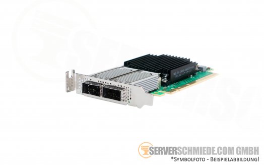 nvidia Mellanox CX516A 2x 50Gb QSFP28 1/10/40/25/50Gb Network LAN Controller PCIe x16  MCX516A-GCAT