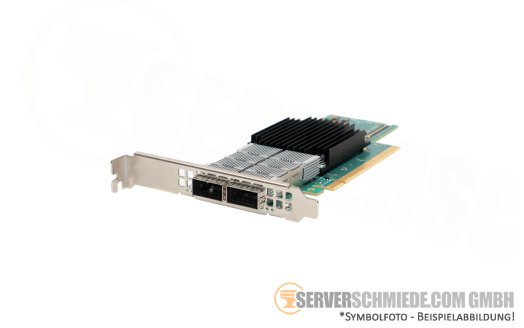 nvidia Mellanox MCX654106A 2x 100/200Gb QSFP56 LAN Network Controller PCIe 4.0 x16 ConnectX-6-Dx