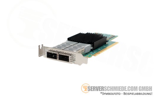 nvidia Mellanox MCX654106A 2x 100/200Gb QSFP56 LAN Network Controller PCIe 4.0 x16 ConnectX-6-Dx