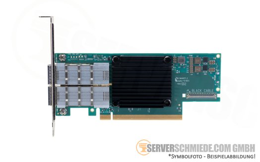 nvidia Mellanox MCX654106A 2x 100/200Gb QSFP56 LAN Network Controller PCIe 4.0 x16 ConnectX-6-Dx