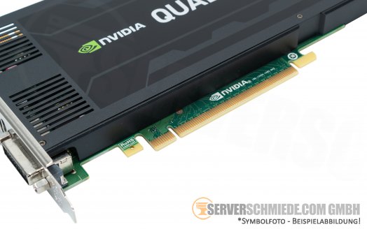 Nvidia Quadro K4200 Grafikkarte 4GB GDDR5 PCIe x16 2x DP DisplayPort 1xDVI