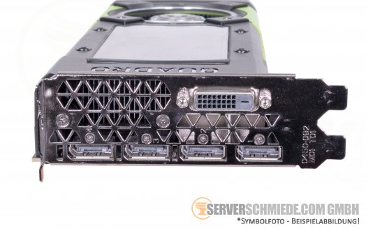 NVIDIA Quadro P6000 24GB GDDR5 High-End CAD VDI Grafikkarte GPU 1x DVI 4x DP