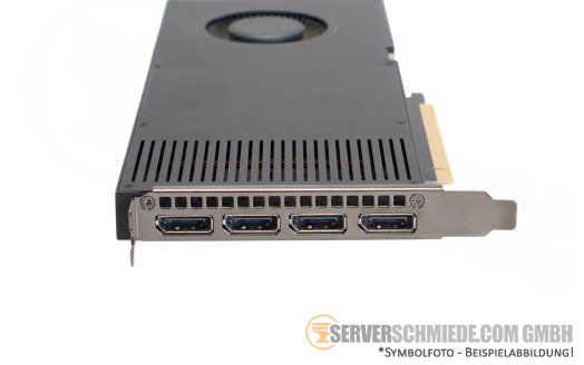 Nvidia RTX A4000 16GB GDDR6 PCIe 4.0 x16 High-End CAD Server Workstation Grafikkarte GPU 4x DisplayPort