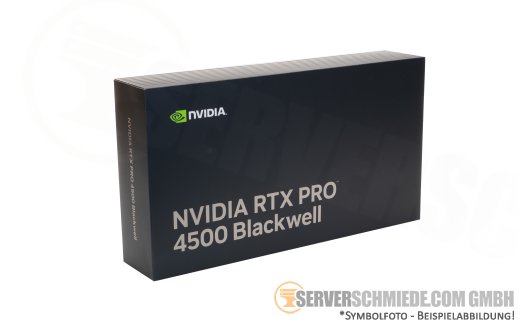 Nvidia RTX Pro 4500 32GB GDDR7 PCIe x16 5.0 High-End KI AI VDI CAD Server Workstation Grafikkarte GPU Blackwell +NEW+