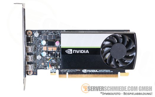 Nvidia T400 4GB GDDR6 Grafikkarte GPU 3x MiniDP PCIe 3.0 x16