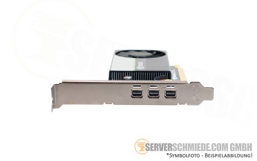 Nvidia T400 4GB GDDR6 Grafikkarte GPU 3x MiniDP PCIe 3.0 x16 +NEW+