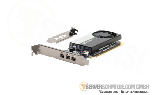 Nvidia T400 4GB GDDR6 Grafikkarte GPU 3x MiniDP PCIe 3.0 x16 +NEW+