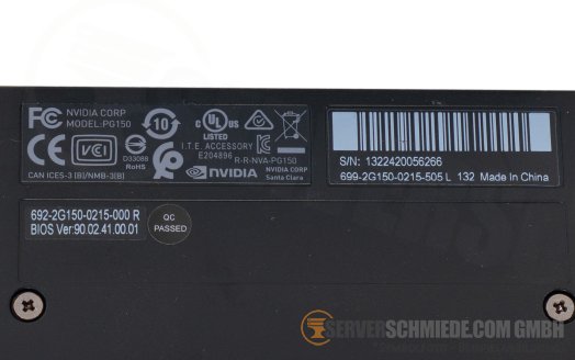 nVidia Tesla Turing T10 16GB Tensor KI AI VDI Computing Server GPU 8-TFlops PCIe x16 Fanless 3072 CUDA Cores LLM