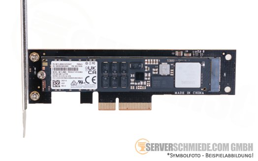 NVMe 1x M.2 PCIe x4 Controller incl. 1x 960GB Enterprise Performance NVMe OS Installation VMware WinServer Linux Ceph - FP