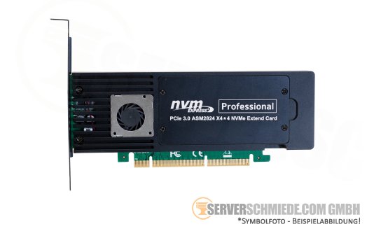NVMe Bifurcation Switch 4x M.2 x4 PCIe 3.0 x16 Controller 2230 - 2280 +NEW+