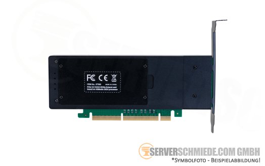 NVMe Bifurcation Switch 4x M.2 x4 PCIe 3.0 x16 Controller 2230 - 2280 +NEW+