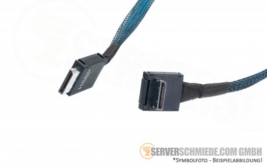 OcuLink Cable Intel H97226-001 1x gerade SFF-8611 1x  winkel SFF-8611 80 cm