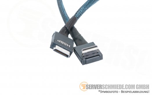 OcuLink Cable Intel J31780-001 1x gerade SFF-8611 1x  winkel SFF-8611 50 cm