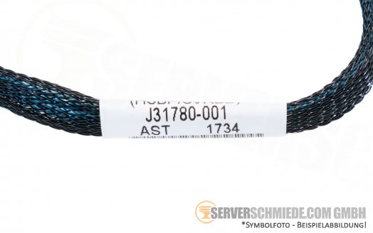 OcuLink Cable Intel J31780-001 1x gerade SFF-8611 1x  winkel SFF-8611 50 cm