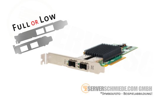 Oracle Emulex  2x 8Gb FC Fibre Channel Controller PCIe x8 Low Profile 7053434