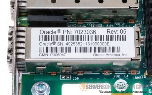 Oracle Emulex  2x 8Gb FC Fibre Channel Controller PCIe x8 LowProfile 7053434