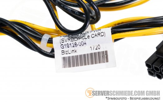 Powerkabel 1x6pin 1x4pin -- 1x6pin+2pin G19128-004 power cable