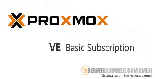 Proxmox VE Basic Subscription 1x CPU Socket per 1 year 3 tickets 1 day response time