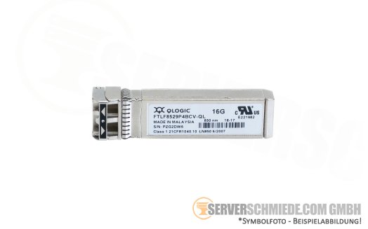 Qlogic Finisar 16GB Transceiver SFP+ SW 850nm  FTLF8529P4BCV-QL