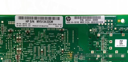 Qlogic HP 8Gb Single Port FibreChannel FC PCIe x8 Controller v PX2810403-21 HP AK344-63002 489190-001 Low / Full Profile