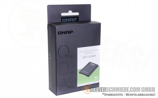QNAP QDA-A2MAR 2,5" SFF to 2x M.2 2280 SATA Adapter Controller Raid 0 1 JBOD