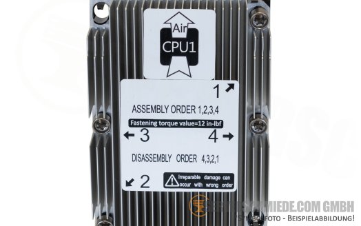 Quanta T42S-2U 4-Node  Heatsink CPU 2  Kühler