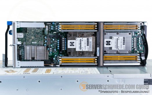 Quanta T42S-2U 4-Node Server 2x Intel XEON LGA3647 Scalable (8x CPU 64x DDR4) 24x 2,5