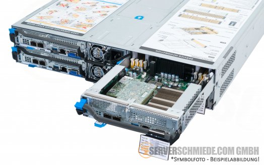 Quanta T42S-2U 4-Node Server 2x Intel XEON LGA3647 Scalable (8x CPU 64x DDR4) 24x 2,5